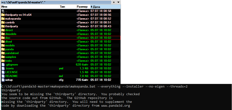Comilling From Source Win10x64 Msvc14 15 Installation Panda3d